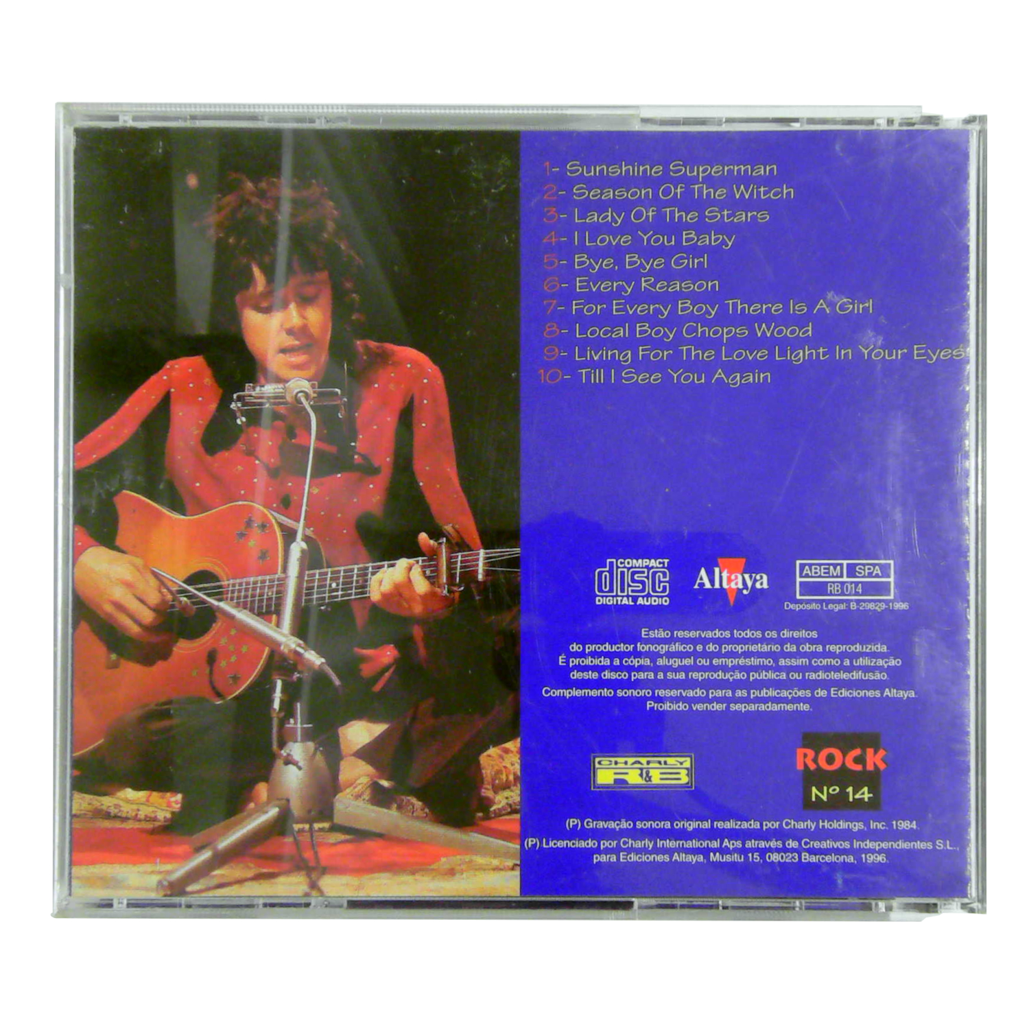 Back Picture of CD - Donovan - Sunshine Superman